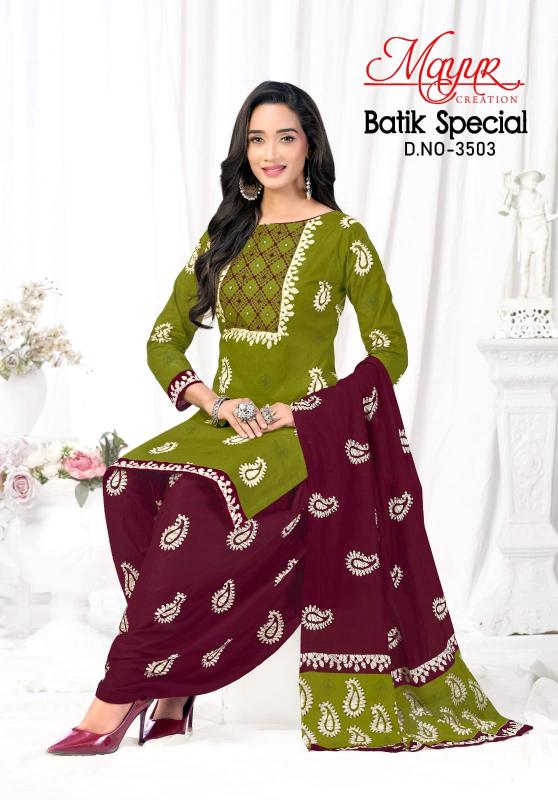 Mayur batik vol 35 dress material wholesale in chennai
